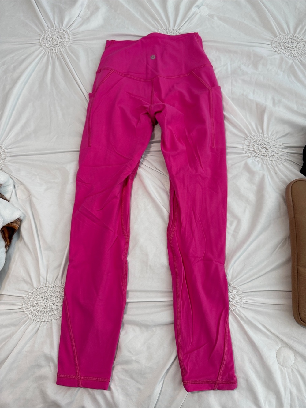 lululemon athletica Bright Pink High-Rise Active Leggings